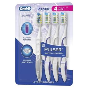 img 3 attached to 🦷 Experience Ultimate Oral Care with Oral B Pulsar Vibrating Bristles Toothbrush