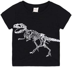 img 3 attached to 🐯 Zoo Blue Boys' Clothing and Clothing Sets: Clothes Cartoon Animals T Shirt