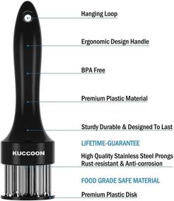 img 3 attached to KUCCOON Tenderizer Stainless Tenderizing Chicken