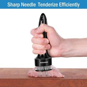 img 2 attached to KUCCOON Tenderizer Stainless Tenderizing Chicken