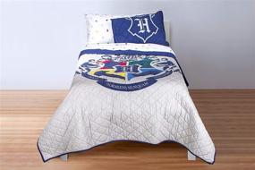 img 3 attached to 🧙 Saturday Park Harry Potter Twin Quilt: 100% Cotton Blanket with Soft Down Alternative Bedding - Oeko-TEX Certified Quality