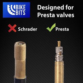 img 2 attached to 🚲 Bike Bits Presta Valve Caps: Anodized Aluminum for Presta/French Valves - Bullet, Rocket, Hamburger, Pocket Rocket Designs (4 Pack)