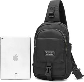 img 3 attached to Versatile and Stylish Backpack Crossbody Shoulder Business Black98 – Perfect for Professionals