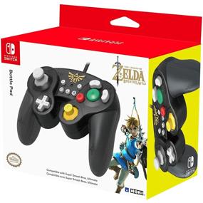 img 1 attached to 🎮 Experience Authentic GameCube Gameplay with HORI Nintendo Switch Battle Pad (Zelda) Controller