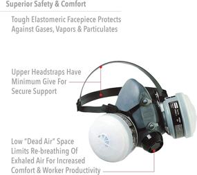 img 2 attached to Honeywell Convenient Pesticide Respirator RWS 54027