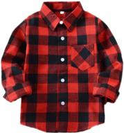 👕 little shirts sleeve flannel boys' clothing by amasslove logo