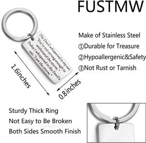img 2 attached to 🌩️ FUSTMW Inspirational Keychain: I Am The Storm - Motivating Jewelry & Encouragement Gift