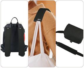 img 2 attached to COSMOS 2 PCS 12&#34; Black Shoulder Strap Pads for Laptop Bag, Sport Bag, Travel Bag - Enhanced Comfort and Support