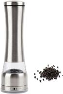 🧂 lanscren stainless steel salt and pepper grinder - adjustable coarseness, refillable mill logo