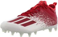adidas adizero scorch cleat football men's shoes in athletic logo