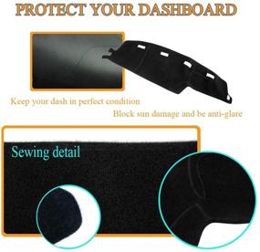 img 2 attached to Dodge Ram 94-97 Dash Cover Mat Pad: Protect Your Dashboard with Black Y45