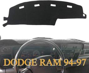 img 4 attached to Dodge Ram 94-97 Dash Cover Mat Pad: Protect Your Dashboard with Black Y45