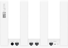 img 3 attached to HUAWEI WiFi 6 Plus Smart WiFi Router AX3: Dual-core Wireless Router with 3000Mbps Gigabit Rate for Home and Office Internet - Global Version (EU Plug, US Adapter)
