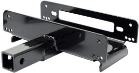 img 3 attached to ZEAK Cradle Winch Recovery Mounting Plate, 10x4.5'' Universal Fit Winch Mounting Plate, 15000 lb Capacity with Improved SEO