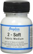 angelus 2-soft fabric medium 1 ounce logo