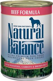 img 4 attached to Natural Balance Original Ultra with Brown Rice, Potatoes & Carrots Wet Dog Food - Pack of 12, Available in Lamb, Liver, Chicken or Beef - All Life Stages - 13-oz. Can