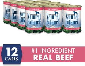 img 3 attached to Natural Balance Original Ultra with Brown Rice, Potatoes & Carrots Wet Dog Food - Pack of 12, Available in Lamb, Liver, Chicken or Beef - All Life Stages - 13-oz. Can