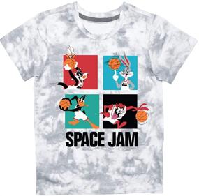 img 1 attached to Графическая футболка Space Jam Legacy для мальчиков, одежда