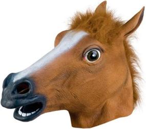 img 3 attached to Kingmys® Latex Horse Head Brown