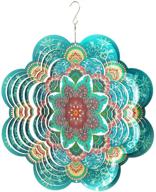 🌸 fonmy stainless spinner 3d decoration flower 12 inch – dazzling garden delight! logo