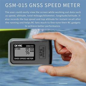 img 1 attached to SKYRC GSM-015 GPS Speed Meter - High Precision GNSS Tester for RC Drones, FPV Multirotor, Quadcopter, Airplane & Helicopter