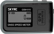 skyrc gsm-015 gps speed meter - high precision gnss tester for rc drones, fpv multirotor, quadcopter, airplane & helicopter logo