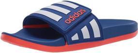 img 4 attached to 🌞 Великолепный комфорт: Детские шлепанцы-сланцы Adidas Adilette - идеальный вариант для лета!