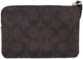 img 1 attached to 👜 Stylish Coach F58035 Wristlet - Signature Leather Women's Handbags & Wallets: Elegant and Functional Accessories