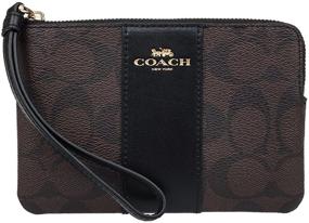 img 3 attached to 👜 Stylish Coach F58035 Wristlet - Signature Leather Women's Handbags & Wallets: Elegant and Functional Accessories