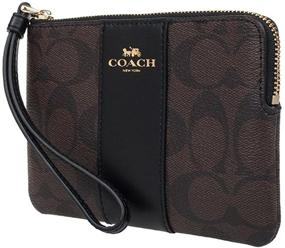 img 2 attached to 👜 Stylish Coach F58035 Wristlet - Signature Leather Women's Handbags & Wallets: Elegant and Functional Accessories