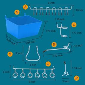 img 3 attached to 🔧 Ultimate Pegboard Accessories Organizer Assortment: Optimal Hanging Solutions