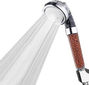 img 4 attached to 🚿 Vnsely Shower Head for Dry Hair &amp; Skin SPA - High Pressure Filter Filtration Showerhead with 3 Mode Spray and Water Saving Detachable Feature
