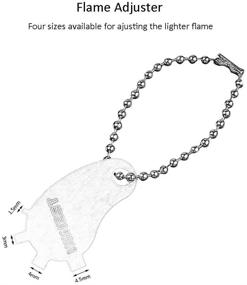 img 1 attached to Easy Flame Adjuster Tool Keychain for Cigar Lighters – Lighter Screw Thing for Optimal Flame Control