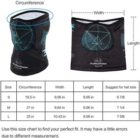 img 1 attached to 🌞 Sun Protective Cooling Neck Gaiter Mask for Men, Women, and Kids - Ideal for Fishing, Hiking, and Cycling