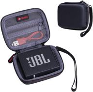 🔒 ultra-durable grey protective case for jbl go or go 2 speaker - perfect travel storage solution logo