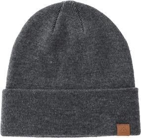 img 3 attached to Men's Winter Hats - Home Prefer 🧢 Acrylic Knit Cuff Beanie Cap for Warm Daily Wear