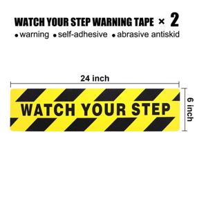 img 3 attached to OptiGrip Adhesive Abrasive Workplace Caution Label