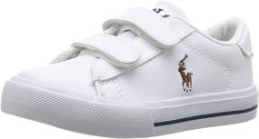 img 4 attached to 👟 Polo Ralph Lauren Tumbled Boys' Sneakers - Premium Shoes