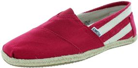 img 4 attached to 👞 Stylish and Comfortable TOMS Men's Shoes: University Classics in Black Stripe, ideal for Loafers and Slip-Ons
