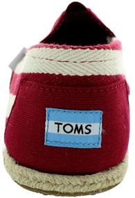 img 2 attached to 👞 Stylish and Comfortable TOMS Men's Shoes: University Classics in Black Stripe, ideal for Loafers and Slip-Ons