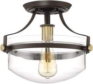 kira home transitional semi flush oil rubbed логотип