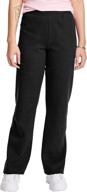 hanes womens petite length middle sweatpants logo