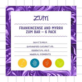 img 3 attached to Organic Zum Bar Goat's Milk Soap - Frankincense & Myrrh - 3 oz (Pack of 6)