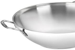 img 2 attached to Кастрюля для жарки "Cuisinart 726-38H Chef's Classic Stainless" диаметром 14 дюймов: исключительное качество с дополнительной рукояткой и стеклянной крышкой.