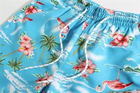 img 2 attached to SSLR Printed Casual Hawaiian Christmas Boys' Clothing for Swim