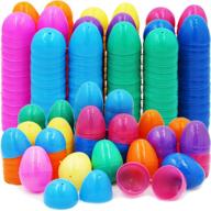 🐣 the dreidel company fillable easter eggs with hinge bulk colorful bright plastic eggs – 50-pack assorted colors for egg hunts, surprises & easter fun! logo