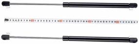 img 3 attached to High-Quality Rear Window Lift Supports Shock Struts Replacement Set for Chevrolet S10 Blazer 1983-1994, GMC Jimmy, and Oldsmobile Bravada with Rear Defroster