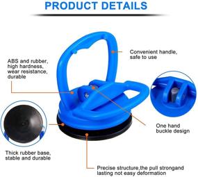 img 3 attached to 🔧 Инструменты для ремонта вмятин автомобиля - 6 штук, подтяжки ванночкой на присоске для удаления вмятин - идеально подходят для ремонта автомобилей, перемещения стекла и плитки, разборки мобильного телефона и планшета - инструменты для удаления вмятин с зеркал и гранита