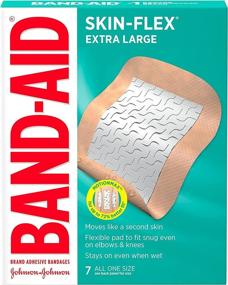 img 4 attached to 🩹 Band-Aid Skin-Flex Adhesive Bandages: First Aid, Wound Care - Assorted Sizes