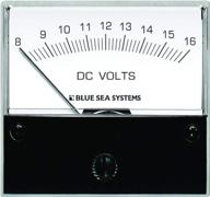 accurate dc voltmeter 8-16v 2-3/4&#34; for precise electrical measurements logo